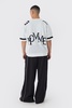 Open Stitch Varsity Sweater