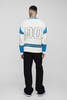 Tall Oversized Knitted Varsity Hockey Top