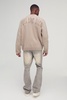 Oversized Boxy Dice Graphic Brushed Knitted Sweater