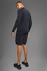 Man Active Workout Tech Long Sleeve Muscle Fit Top