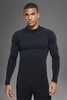 Man Active Workout Tech Long Sleeve Muscle Fit Top