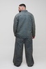 Plus Pleated Baggy Jeans
