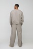 Oversized Boxy Heavyweight 3D Print Pocket Sweatshirt