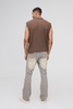 Oversized Boxy Collared Knitted Undershirt