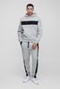Regular Fit Man Colour Block Hooded Tracksuit