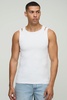 Slim Fit Strap Detail Jersey Vest