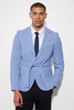 Slim Single Breasted Blazer With Belt