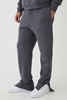Regular Fit Smart Split Hem Flock Super Heavyweight Embroidered Sweatpants