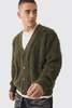 Oversized Boxy Super Fluffy Knitted Cardigan