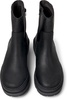 Black nubuck boots for men