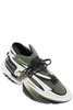 Unicorn low-top trainers in neoprene and calfskin