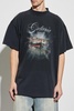 Getaria T-shirt Oversized in Black Faded