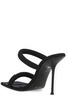 105mm Julie hotfix denim tubular sandals