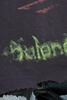 Men's Diy Imprint Cropped Long Sleeve T-shirt in Black Faded
