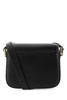 A.P.C. Women Black Leather Mini Grace Crossbody Bag