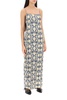 Slip Dress In Snake Printed Crinkled Satin