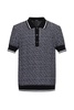 Monogram Short-sleeve Polo Shirt