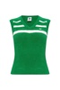 Signature Stripes V-neck Knitted Top