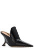 Bottega Veneta Women Black Leather Rocket Mules