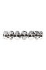 Alexander Mcqueen Silver-Colored Bracelet With Skull Design And Internal Engraved Logo In Brass Man