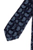 Blue Paisley Jacquard Silk Tie Etro