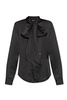 Dsquared2 Shirt with decorative tie at the neckline
