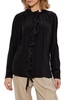 Victoria Beckham Silk shirt with ruffles