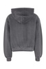 Dark grey cotton blend sweatshirt
