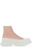 Pink Canvas Tread Slick Sneakers