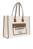 Off-White & Tan Medium Freya Tote