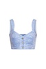 Printed Short Strappy Top