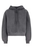 Dark grey cotton blend sweatshirt