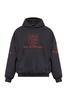 Men's Lion Club Lined Hoodie Regular Fit in Black/red