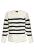 Stripe Detailed Knit Sweater