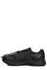 Gel-terrain Sneakers In Black Leather And Fabric
