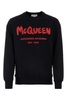 Black Cotton Sweatshirt