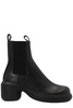Leather ankle boots