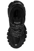 30mm Track faux leather & mesh sneakers