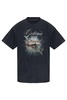Getaria T-shirt Oversized in Black Faded