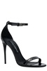 Patent leather sandals
