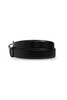 T-bar Buckled Logo Engraved Belt