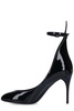 Patent Ankle-Strap Stiletto Pumps