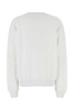 White Cotton Oversize Sweatshirt