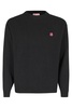 Boke Flower Embroidered Crew Neck Jumper