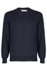 Cotton sweater in blue
