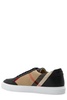 Salmond Check Leather Low-Top Sneakers