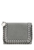 Stella Mccartney Women Grey Shaggy Deer Mini Falabella Wallet