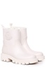 White Waterproof Boots with Drawstring Closure
