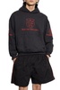 Men's Lion Club Lined Hoodie Regular Fit in Black/red