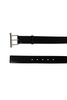 T-bar Buckled Logo Engraved Belt
